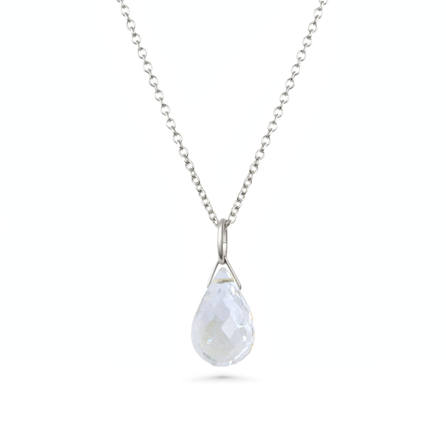 Aquamarine Drop Necklace