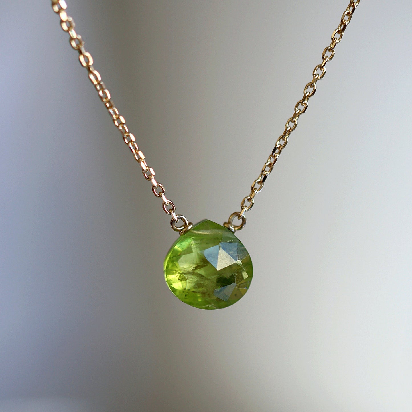 Peridot necklace