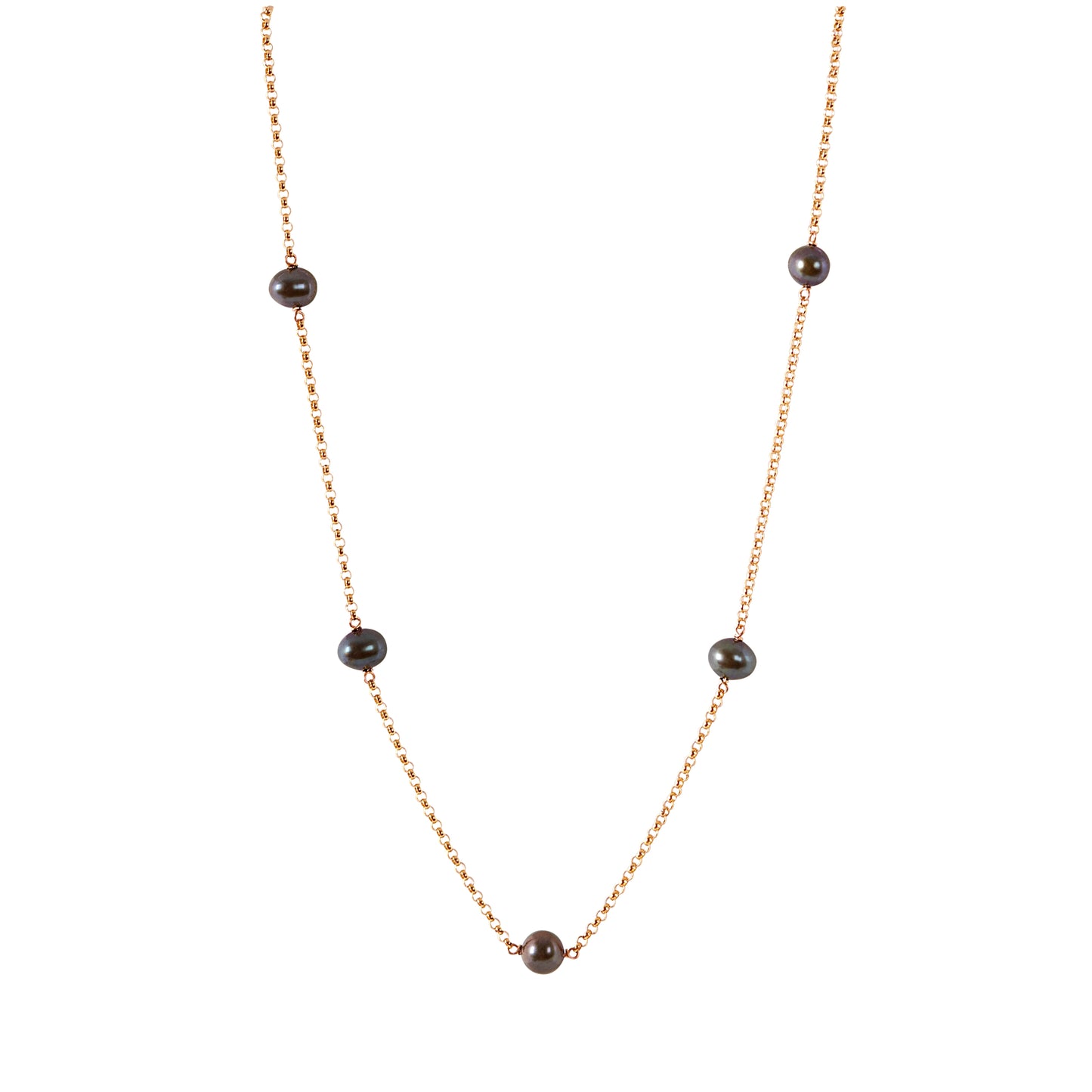 Black Pearl Necklace · JUNO