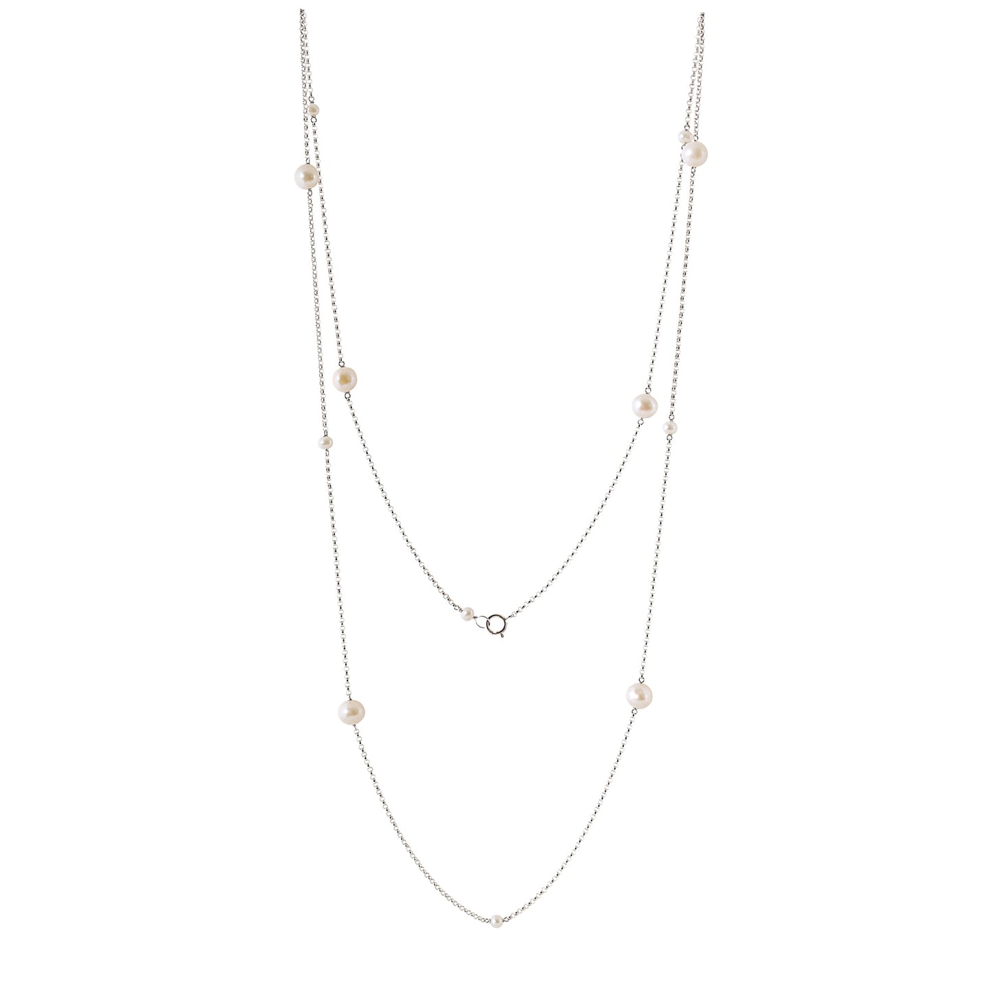 Long Pearl Necklace · LUNA