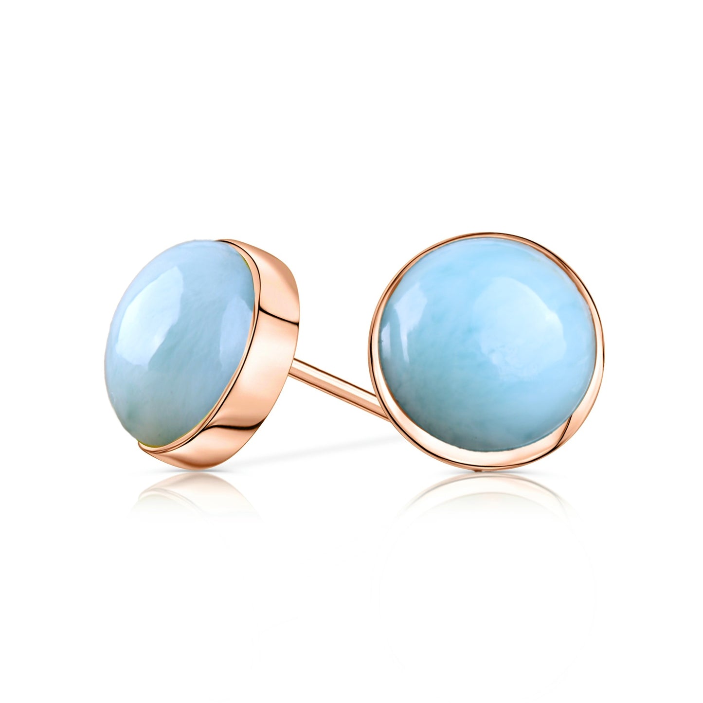 Larimar Stud Earrings