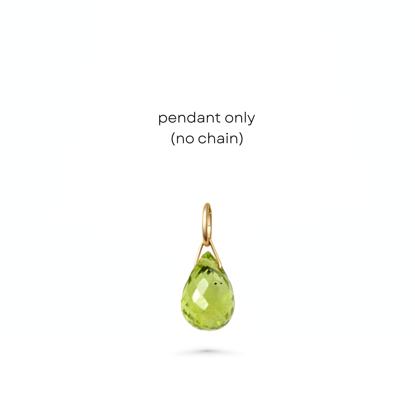 Peridot Drop Necklace