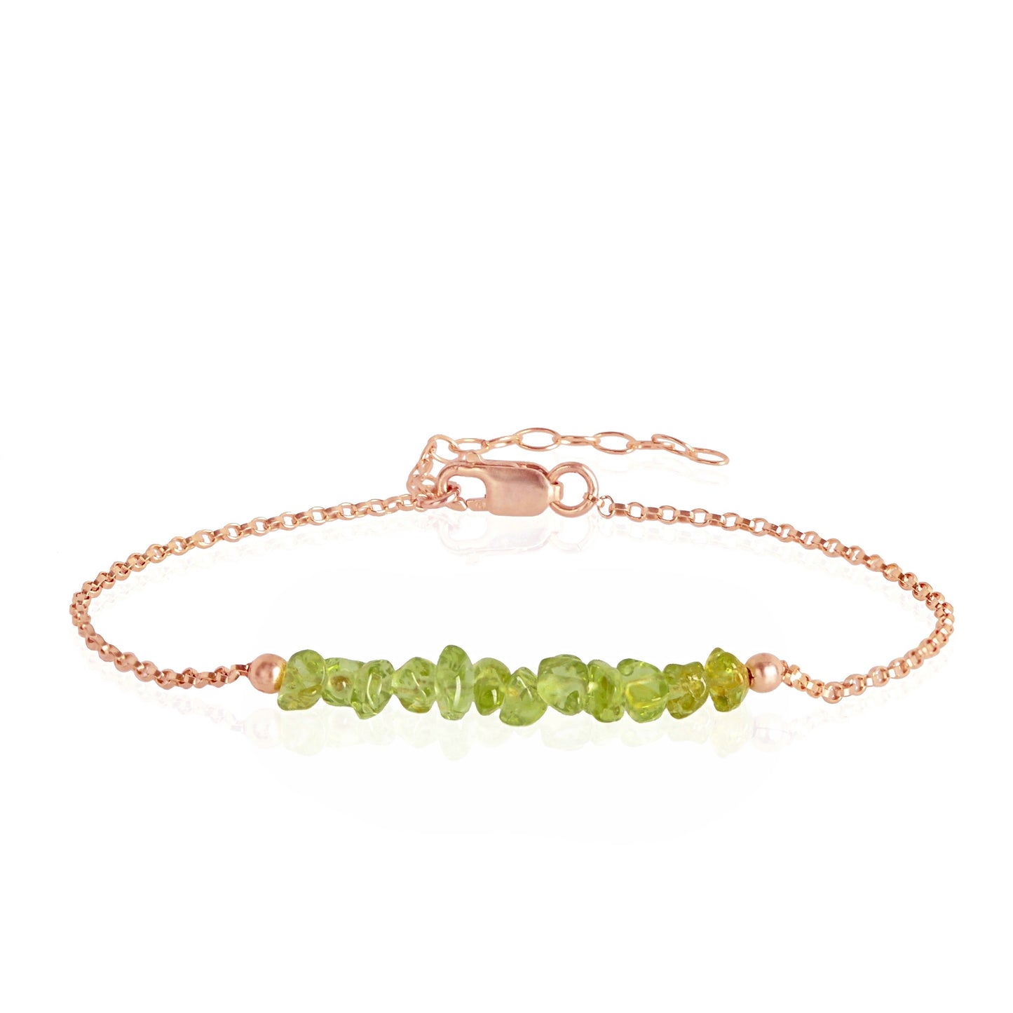 Raw Peridot Bracelet • TERRA
