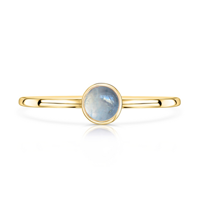 Mini Blue Aquamarine Ring • SPHERA