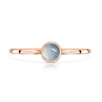 Mini Blue Aquamarine Ring • SPHERA