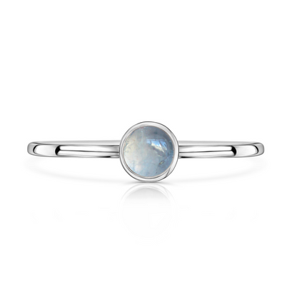 Mini Blue Aquamarine Ring • SPHERA