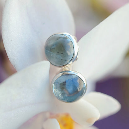 Aquamarine Stud Earrings