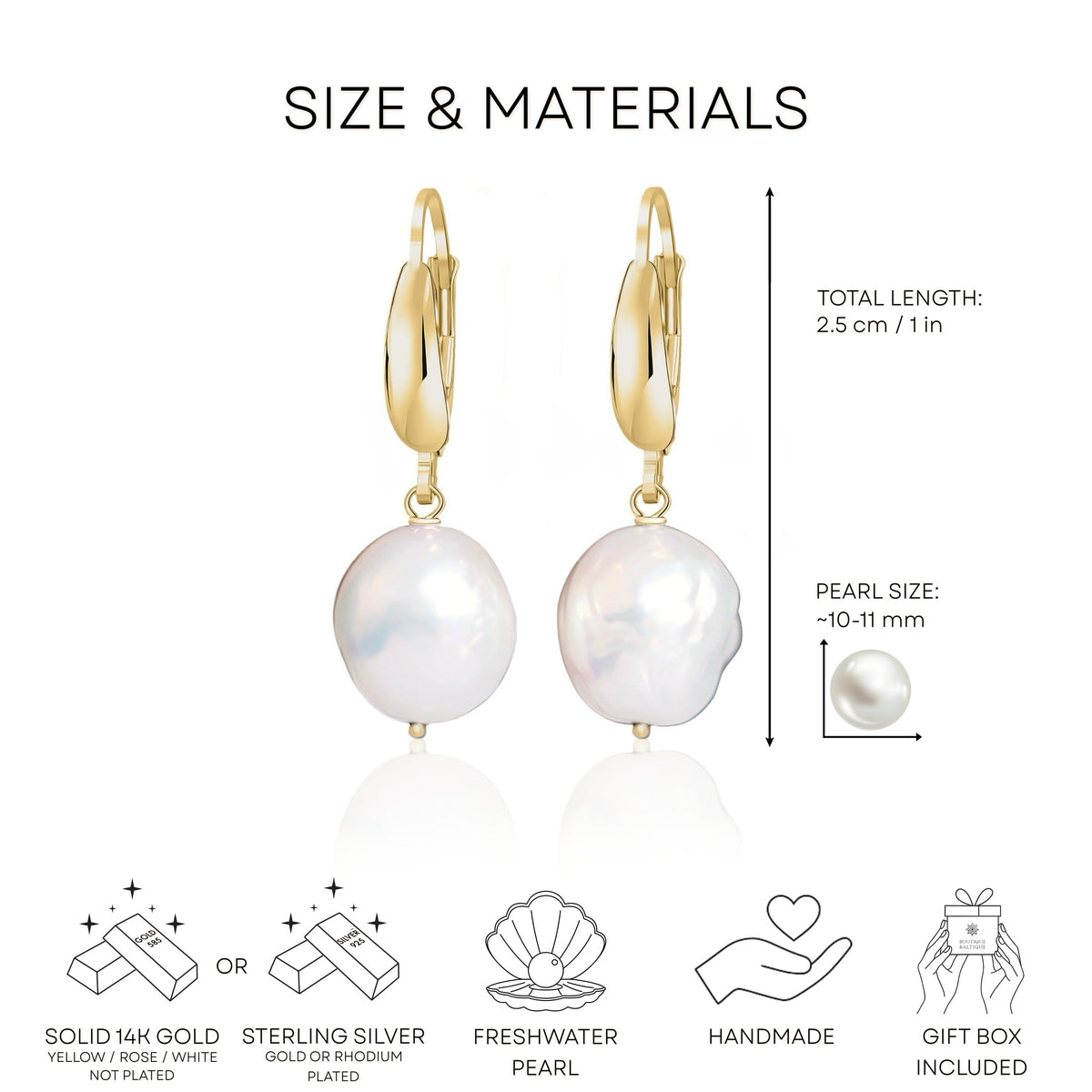 Baroque Pearl Earrings · MUSE