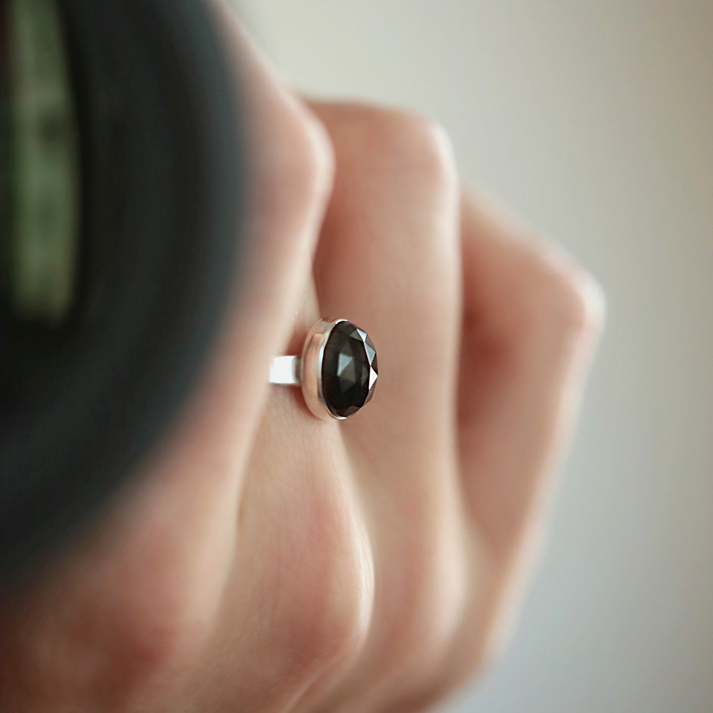 Black Tourmaline Ring • SPHERA