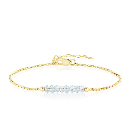 Aquamarine Bracelet • LINEA