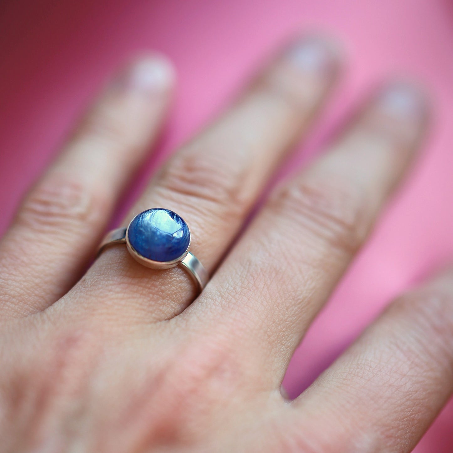 Blue Kyanite Ring • SPHERA