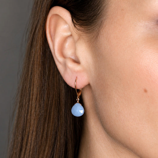 Blue Opal Earrings