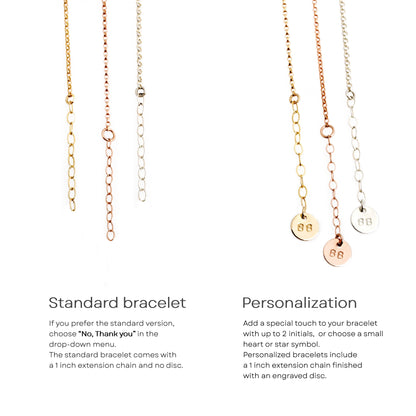 Green Moss Agate Bracelet • LINEA