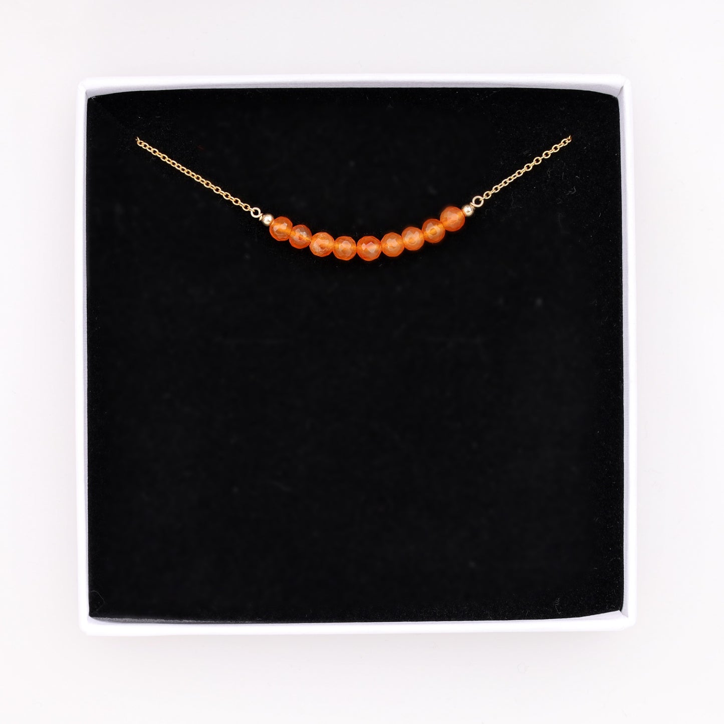 Carnelian Bar Necklace • LINEA