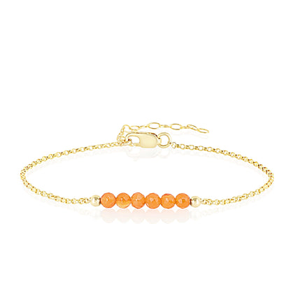 Carnelian Anklet • LINEA