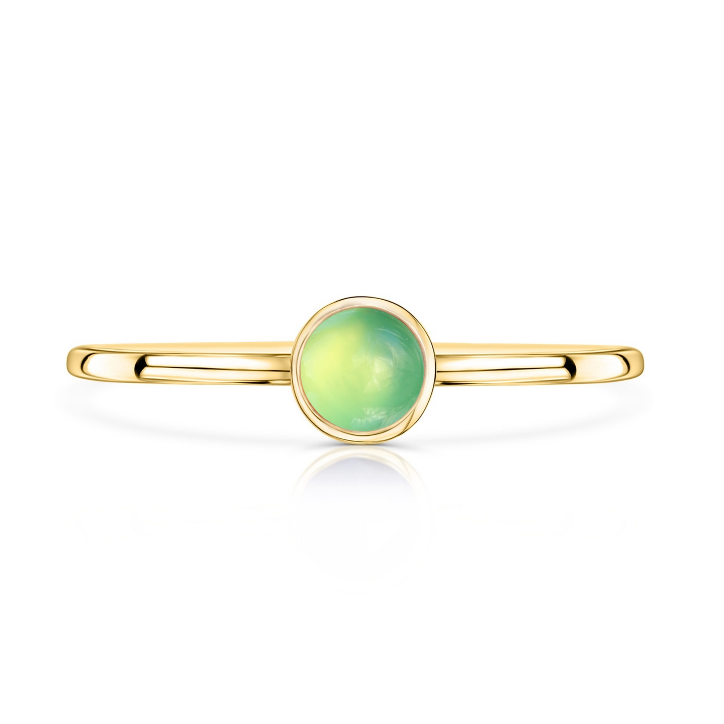 Mini Chrysoprase Ring • SPHERA