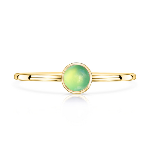 Mini Chrysoprase Ring • SPHERA