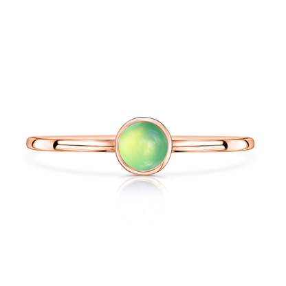 Mini Chrysoprase Ring • SPHERA