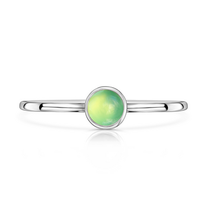 Mini Chrysoprase Ring • SPHERA