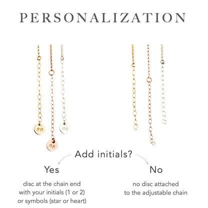 Lapis Lazuli Anklet with initials