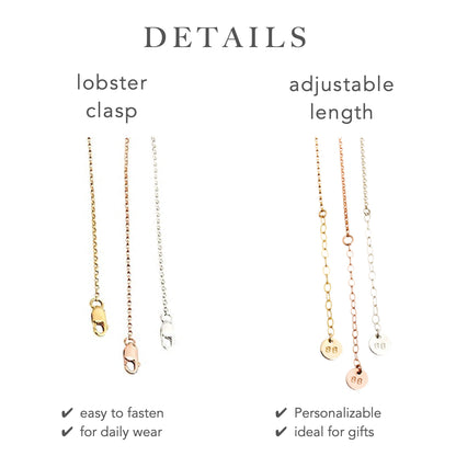 Lapis Lazuli Anklet with initials