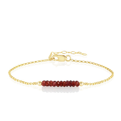 Garnet Anklet • LINEA