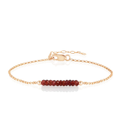 Garnet Anklet • LINEA