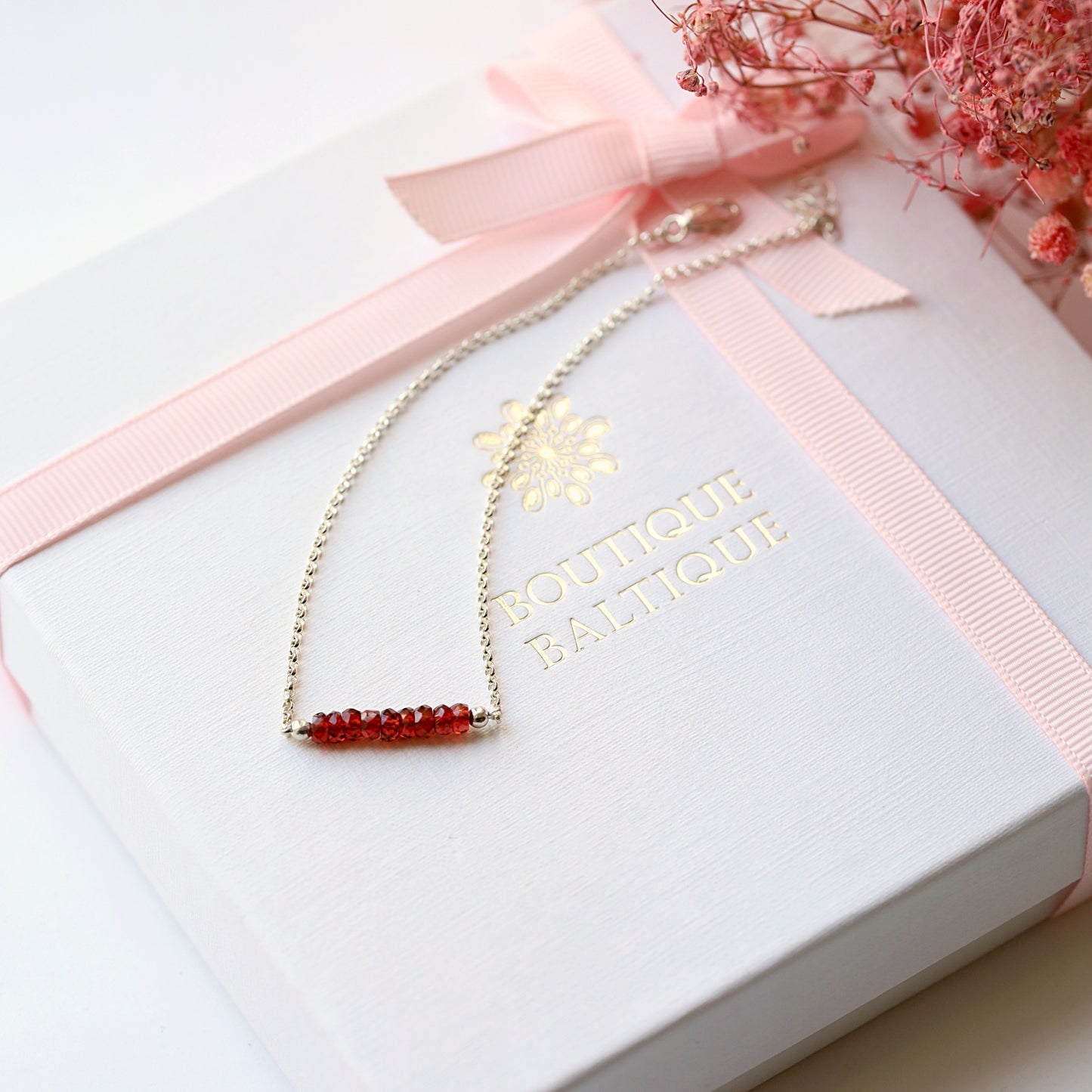 Garnet Anklet • LINEA