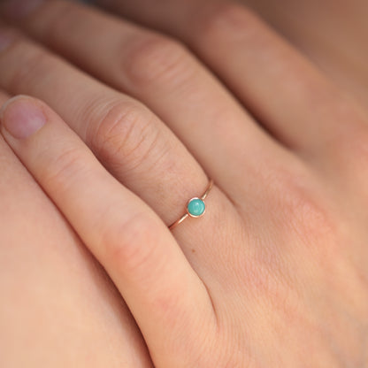 Mini Kingman Turquoise Ring • SPHERA