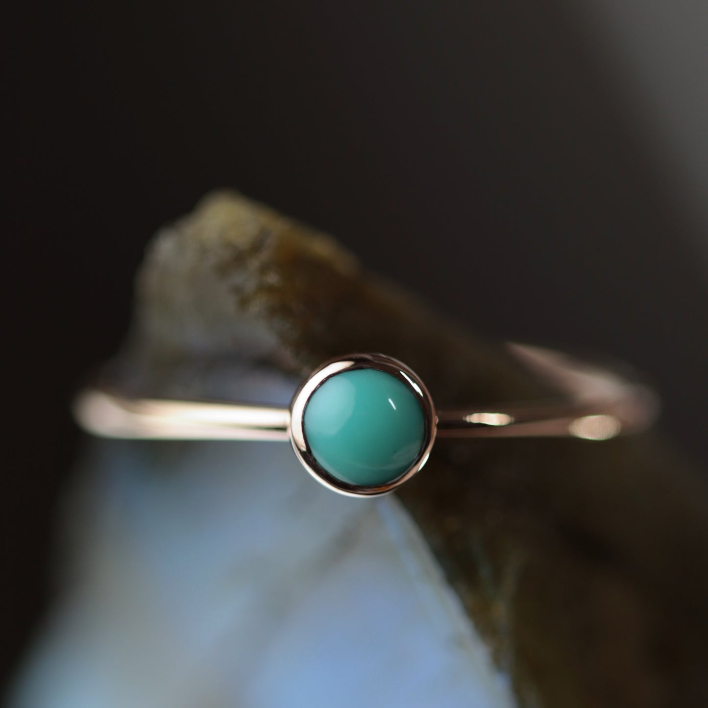 Mini Kingman Turquoise Ring • SPHERA
