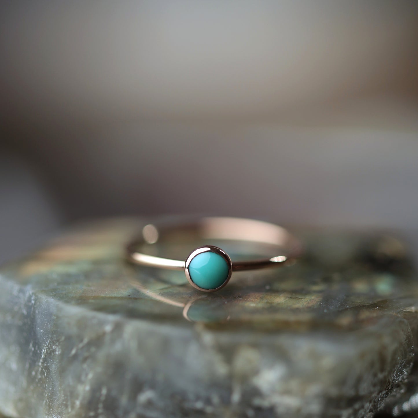 Mini Kingman Turquoise Ring • SPHERA