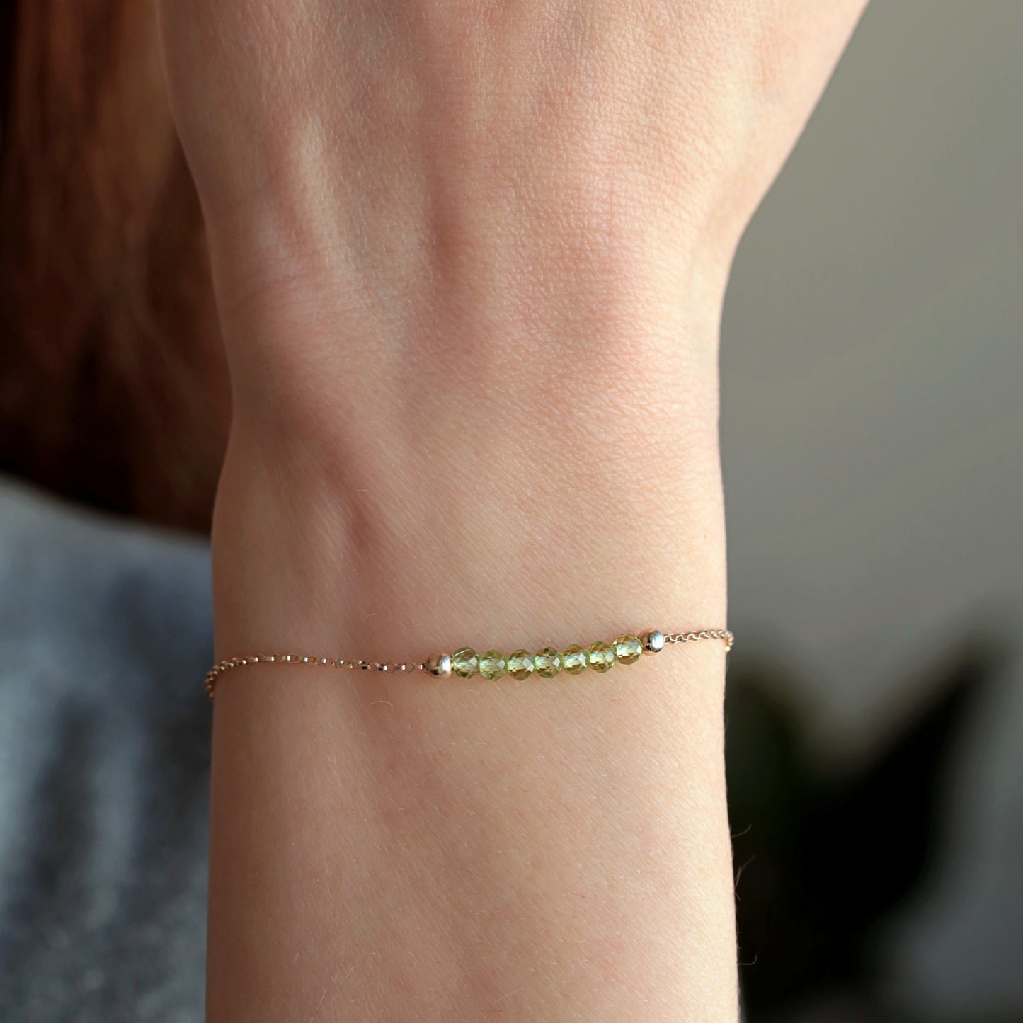 Peridot Bracelet • LINEA