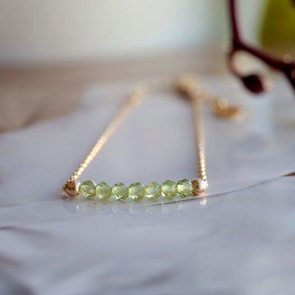Peridot Bracelet • LINEA
