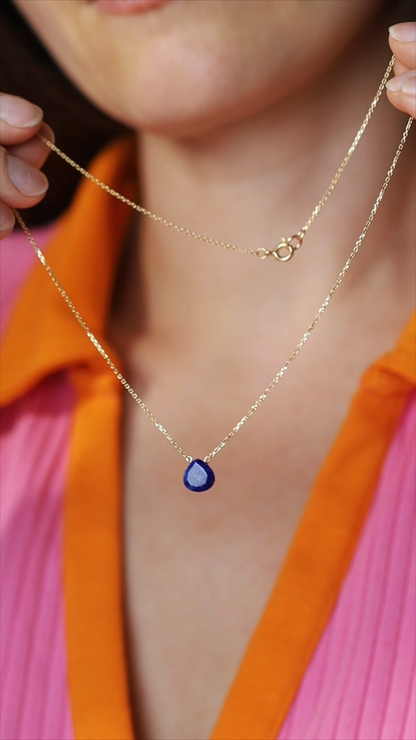 Lapis Lazuli Necklace · September Birthstone