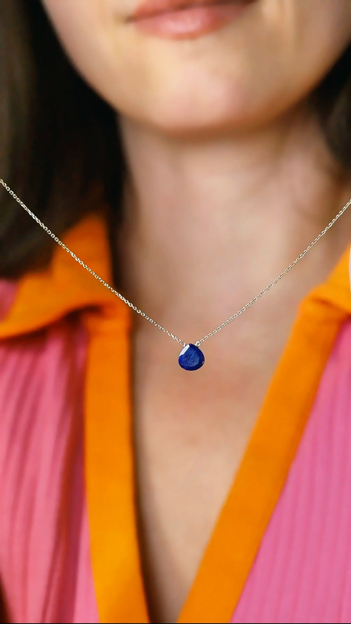 Lapis Lazuli Necklace · September Birthstone