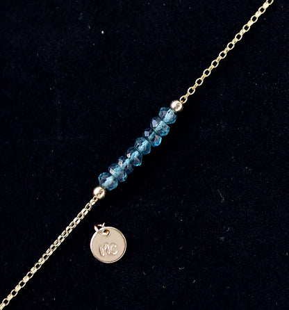London Blue Topaz Bracelet • LINEA