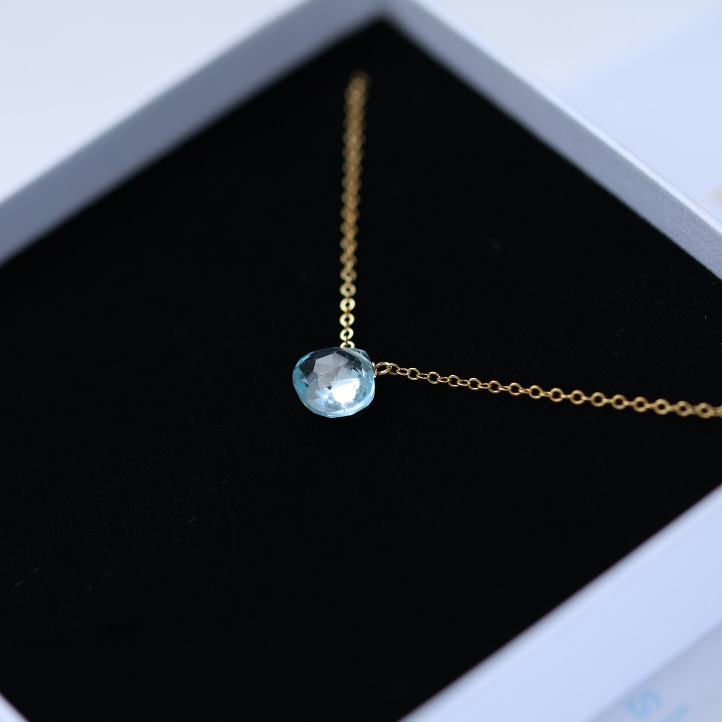 Sky Blue Topaz Necklace