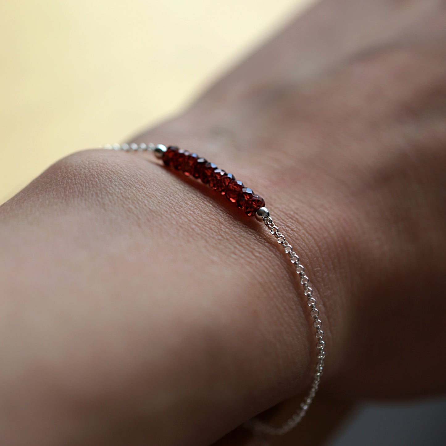 Garnet Bracelet • LINEA