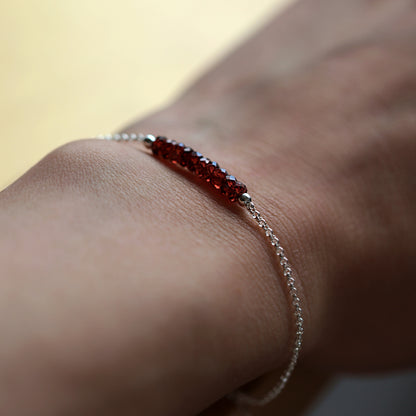 Garnet Bracelet • LINEA