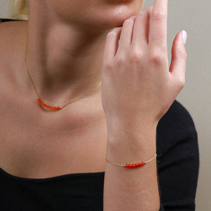 Carnelian Bracelet • LINEA