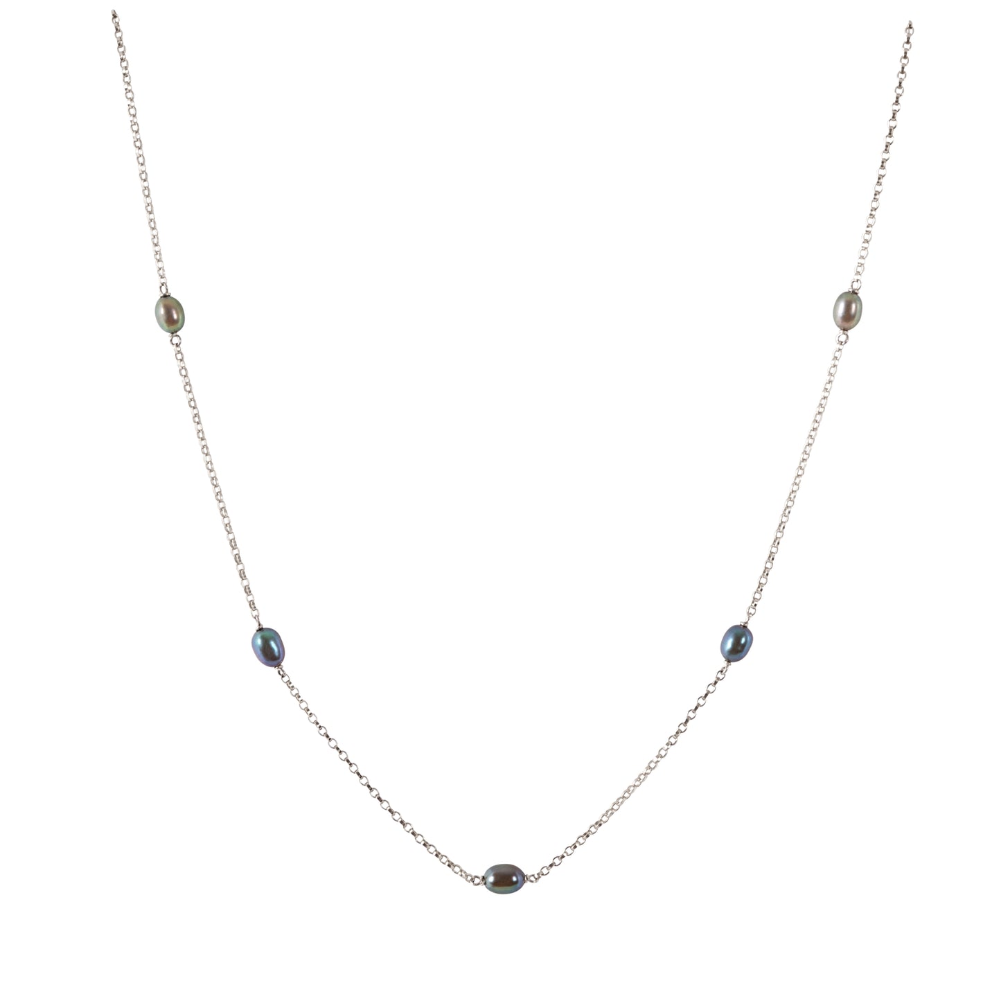 Dainty Black Pearl Choker · JUNO