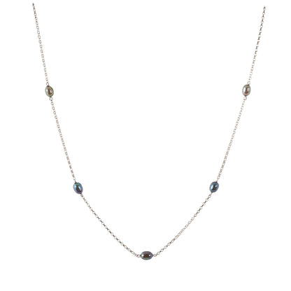 Dainty Black Pearl Choker · JUNO