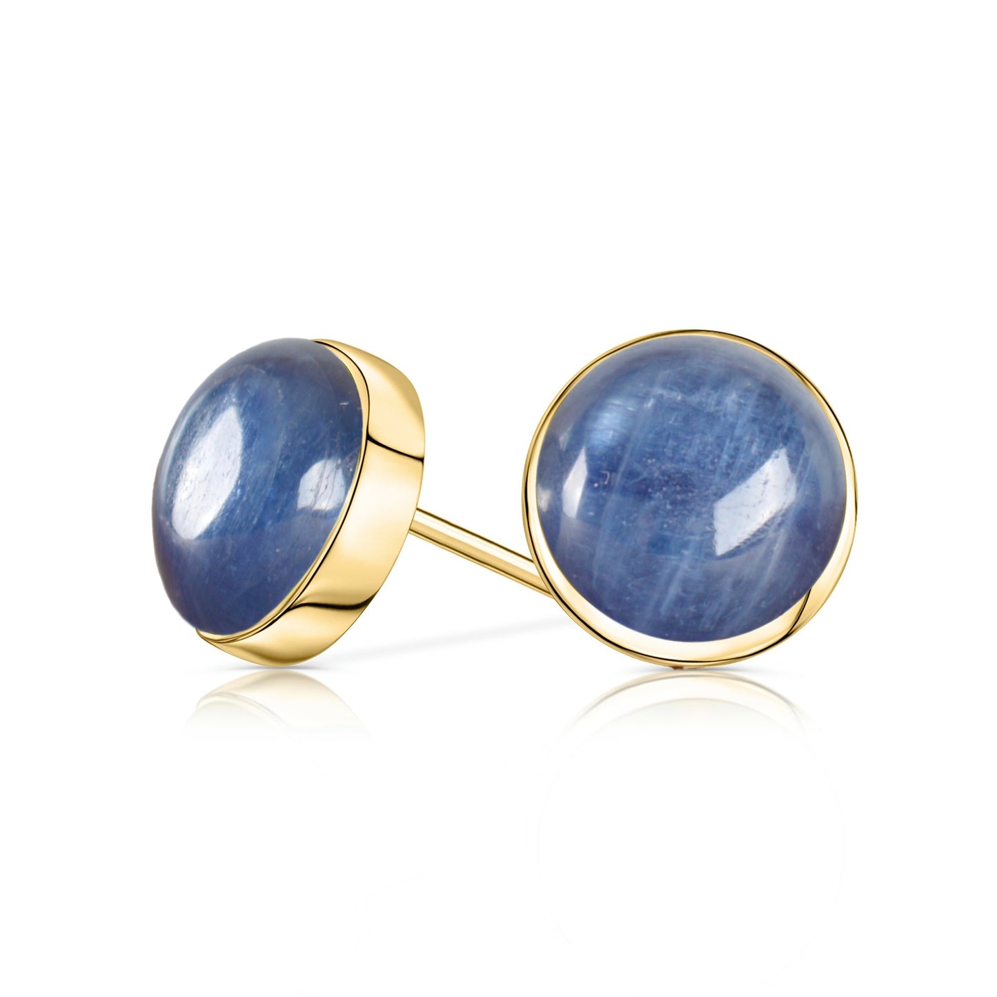 Blue Kyanite Stud Earrings