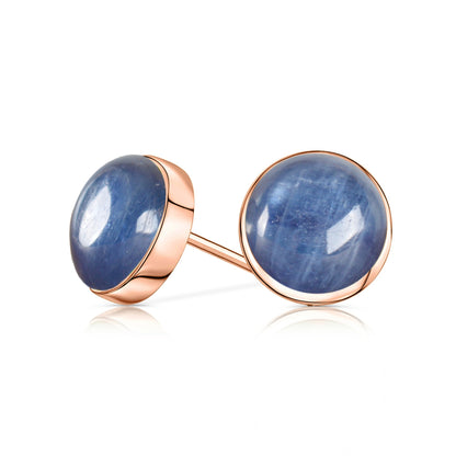 Blue Kyanite Stud Earrings