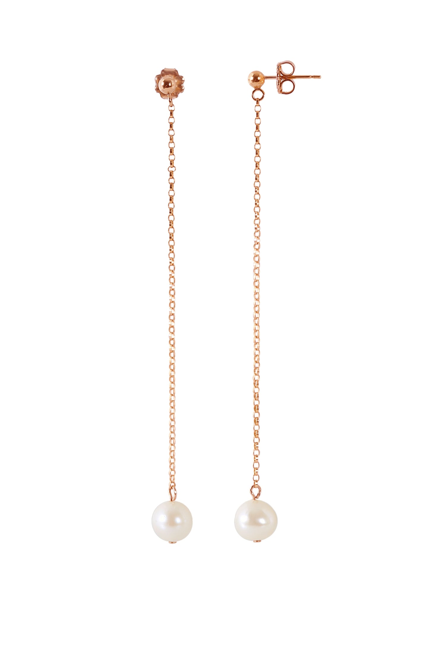 Long Pearl Earrings · LUNA