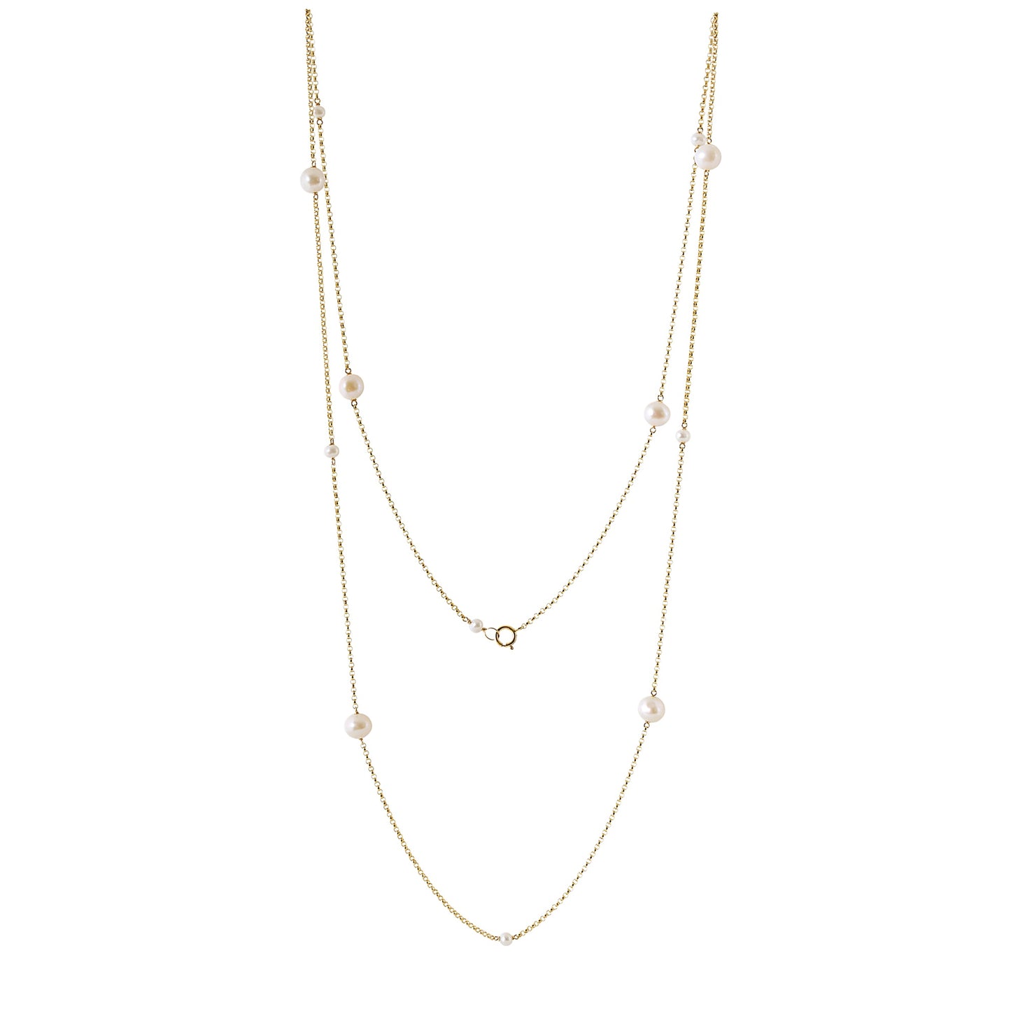 Long Pearl Necklace · LUNA