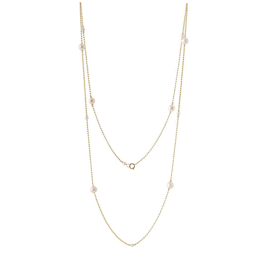 Long Pearl Necklace · LUNA