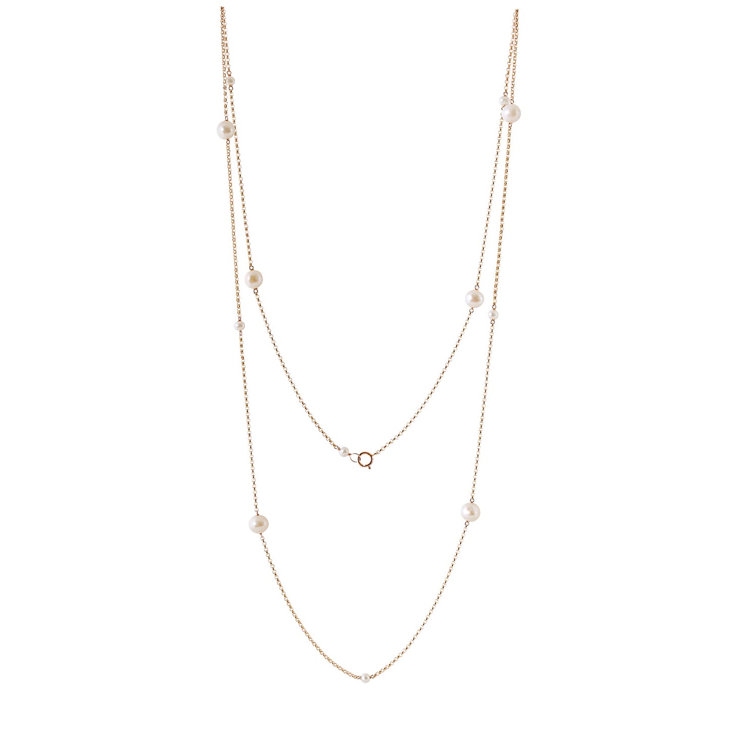 Long Pearl Necklace · LUNA