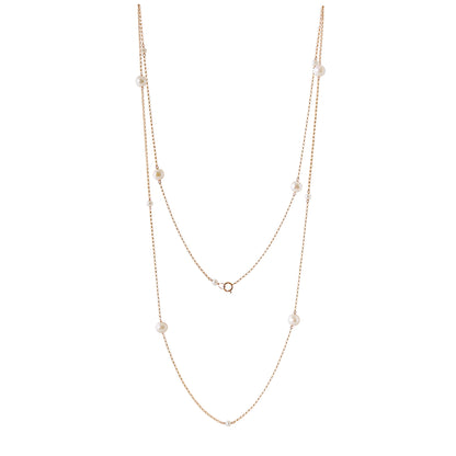 Long Pearl Necklace · LUNA