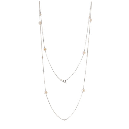 Long Pearl Necklace · LUNA